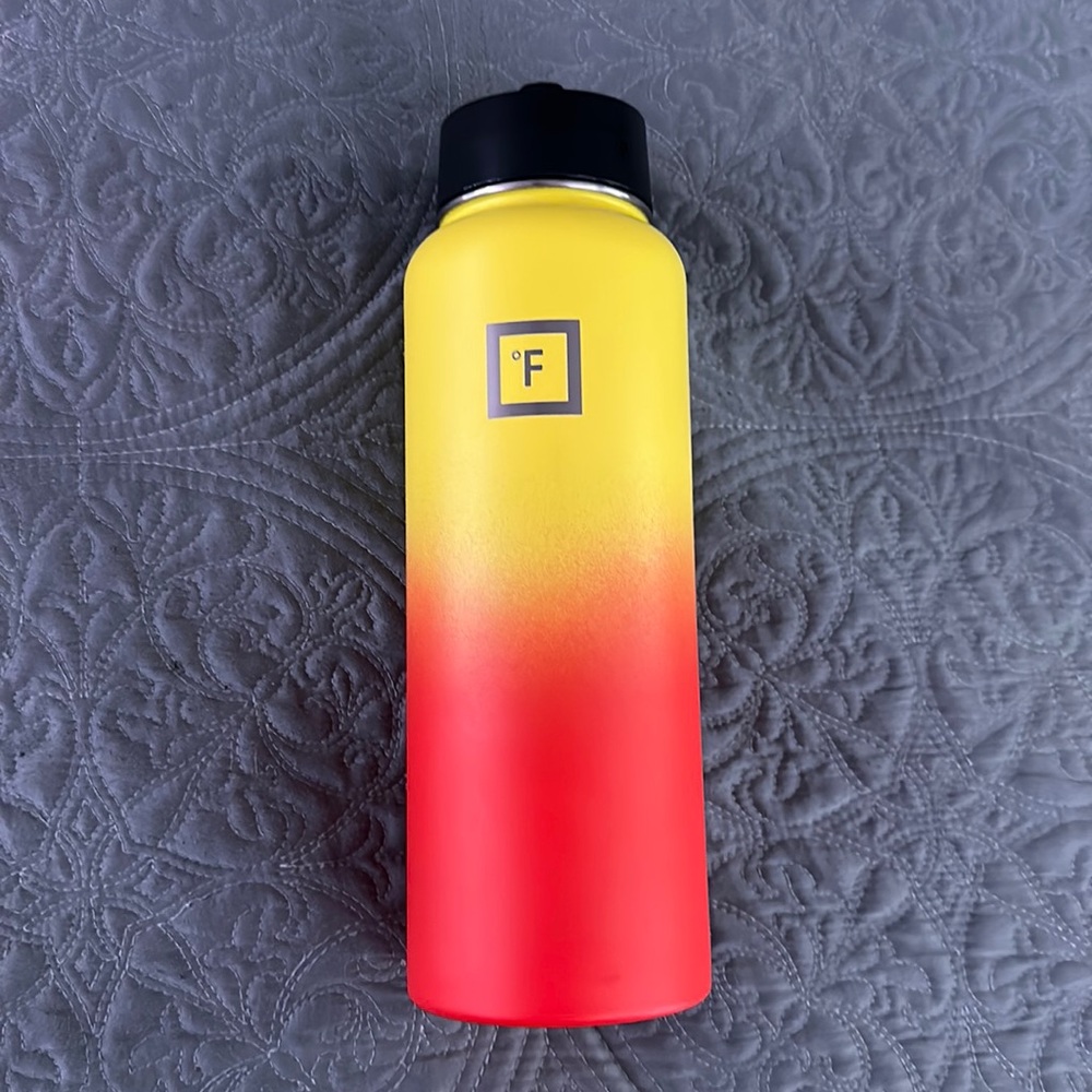 Iron flask 40 oz water bottle - fire color
